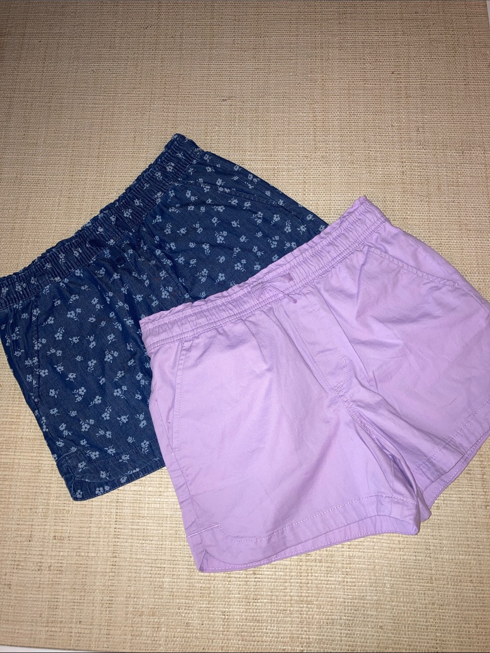 GAP Lilac and Navy Floral Athletic Shorts - Pack of 2